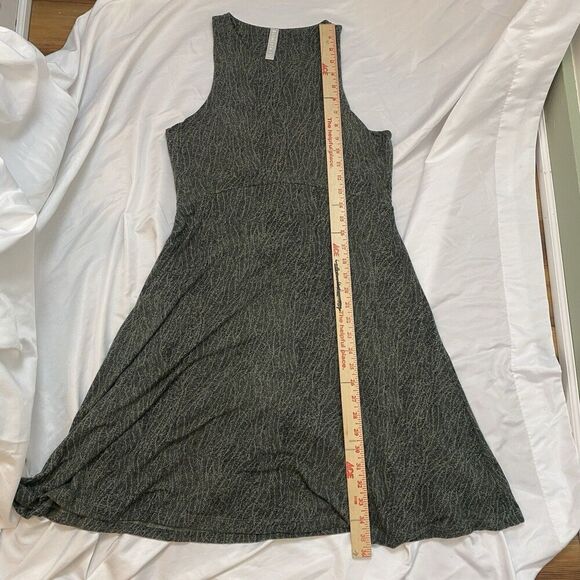 Athleta Santorini Thera Dress Womens M Green Gray Stretch Athleisure Casual - Picture 9 of 12